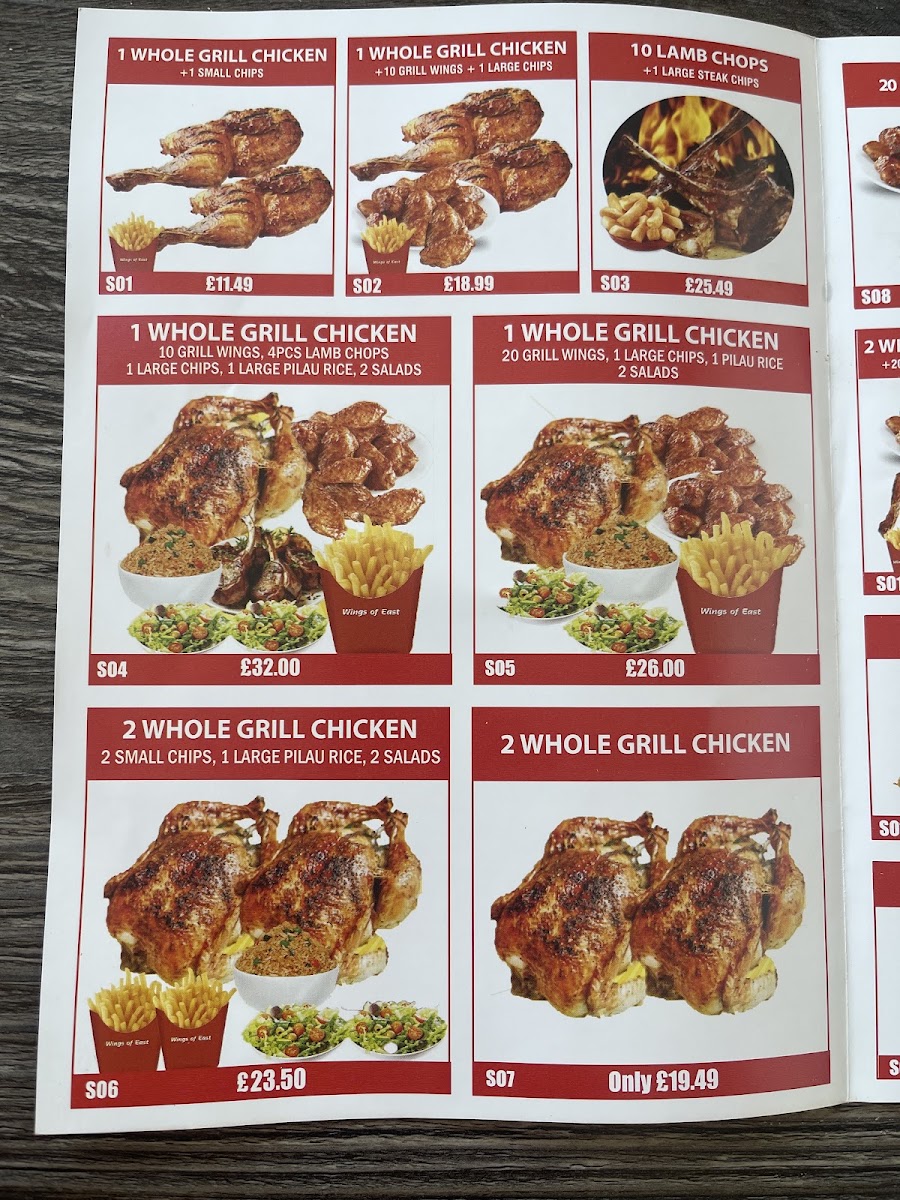 Wings of East Menu - Image 4