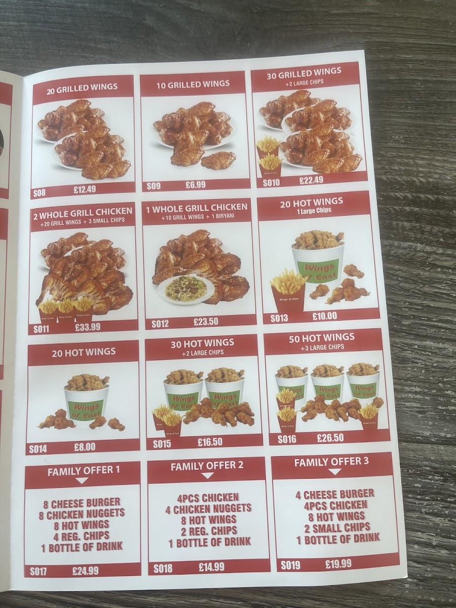 Wings of East Menu - Image 6